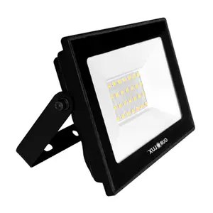 Refletor Led Slim 100W 3000K Bivolt Preto 03273 - Ourolux