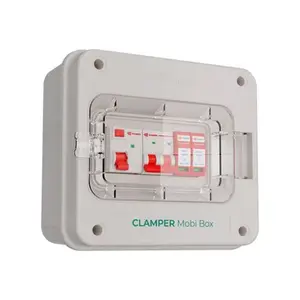 Caixa de Proteção Para Carregador Veicular Mobi Box 220V 8Kw Branco 025881 - Clamper