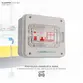 Caixa de Proteção Para Carregador Veicular Mobi Box 220V 8Kw Branco 025881 - Clamper