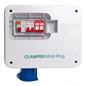 Caixa de Proteção Para Carregador Veicular Mobi Plug 220V 8Kw Branco 024054 - Clamper