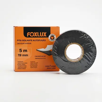 Fita Isolante Auto fusão  5 Metros 10.52 - Foxlux