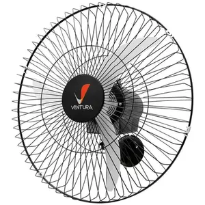 Ventilador Oscilante Parede 60cm Bivolt Preto - Venti Delta