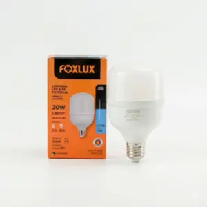 Lâmpada Led Alta Potência  20W 6500K E=27 Bivolt LED90.25 - Foxlux