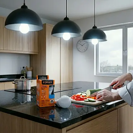 Lâmpada Bulbo Led A60 9W 6500K Bivolt LED90.07 - Foxlux - Lâmpada