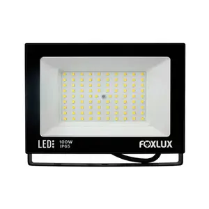 Refletor Led  100W 6500K Bivolt Preto LED38.23 - Foxlux