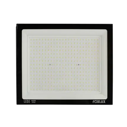 Refletor Led  400W 6500K Bivolt Preto LED38.16 - Foxlux