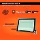 Refletor Led  500W 6500K Bivolt Preto LED38.29 - Foxlux