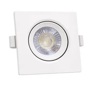 Spot Led Embutir Quadrado 3W 3000K Bivolt Branco LED90.76 - Foxlux