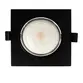 Spot Led Embutir Quadrado 5W 3000K Bivolt Preto LED90.704 - Foxlux