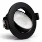 Spot Led Embutir Redondo 5W 6500K Bivolt Preto LED90.707 - Foxlux