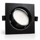 Spot Led Embutir Quadrado 7W 3000K Bivolt Preto LED90.708 - Foxlux