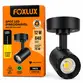 Spot Led Sobrepor Direcionável 12w 3000k Bivolt Preto LED92.59 - Foxlux