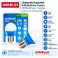 Lâmpada Superled G45 Bolinha Colors 2W Bivolt Azul 05432B - Ourolux