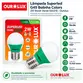 Lâmpada Superled G45 Bolinha Colors 2W Bivolt Verde 05431B - Ourolux