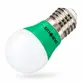 Lâmpada Superled G45 Bolinha Colors 2W Bivolt Verde 05431B - Ourolux