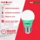 Lâmpada Superled G45 Bolinha Colors 2W Bivolt Verde 05431B - Ourolux