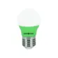 Lâmpada Superled G45 Bolinha Colors 2W Bivolt Verde 05431B - Ourolux
