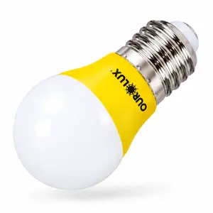 Lâmpada Superled G45 Bolinha Colors 2W Bivolt Amarelo 05432B - Ourolux