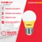 Lâmpada Superled G45 Bolinha Colors 2W Bivolt Amarelo 05432B - Ourolux