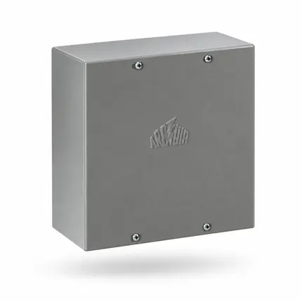 Caixa De Passagem De Chapa Sobrepor 10x10x8cm - Arcoir
