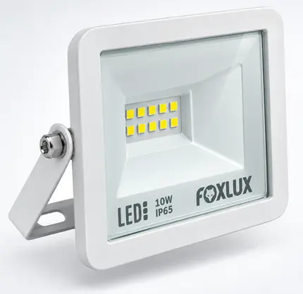 Refletor Led   10W 6500K Bivolt Branco LED38.33 - Foxlux