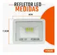 Refletor Led   10W 6500K Bivolt Branco LED38.33 - Foxlux